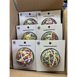 Case‎ Of 6 Balls Of Rubber Bands, Multi Colors